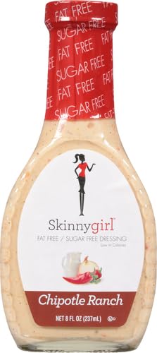 Skinnygirl Fat-Free Salad Dressing, Sugar-Free Chipotle Ranch, 8 Ounce