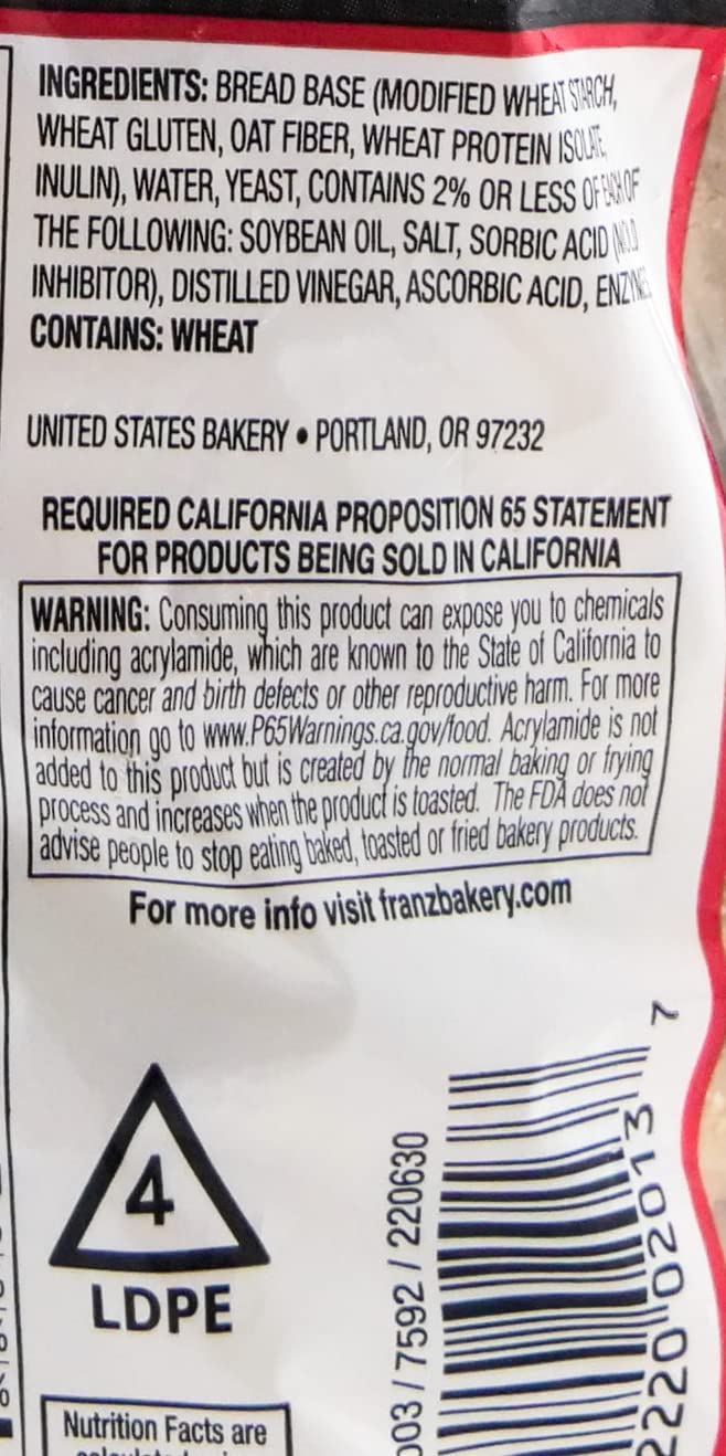 Franz Keto English Muffins - Low Net Carbs, Same Great Taste 2 Pack (2 x 12oz) with Keto Lifestyle Guide