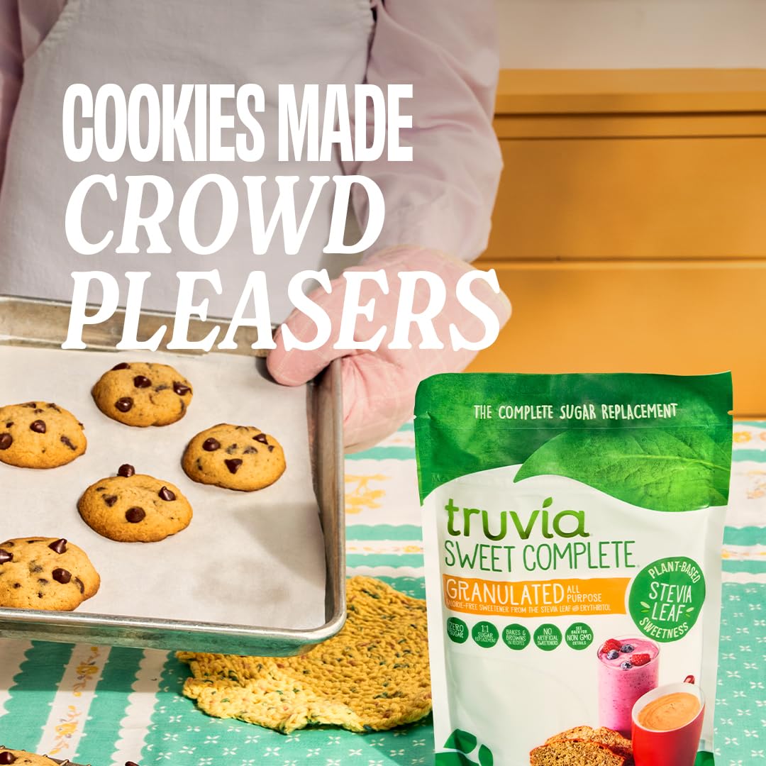 Truvia Sweet Complete Brown Calorie-Free Sweetener with the Stevia Leaf, 14 oz Bag (Pack of 1)