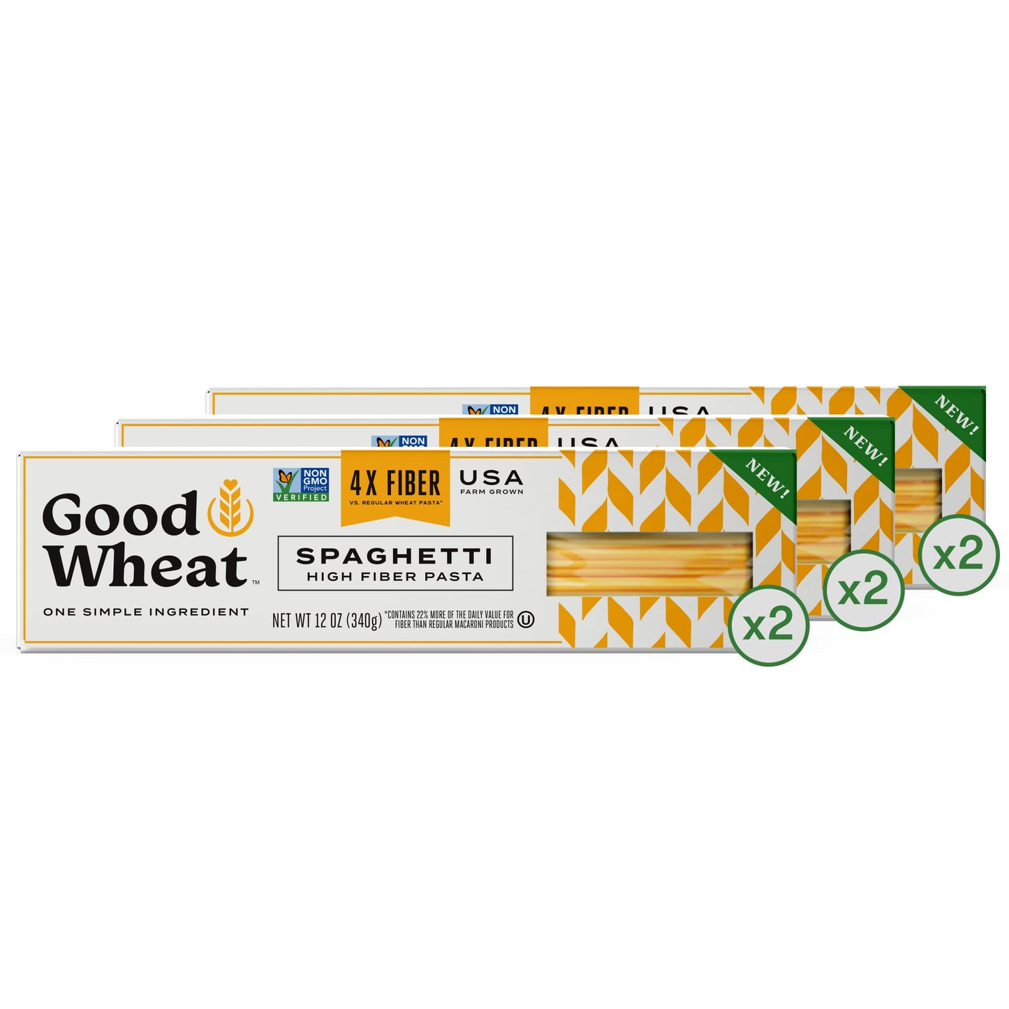GoodWheat Pasta Spaghetti, 6 pack