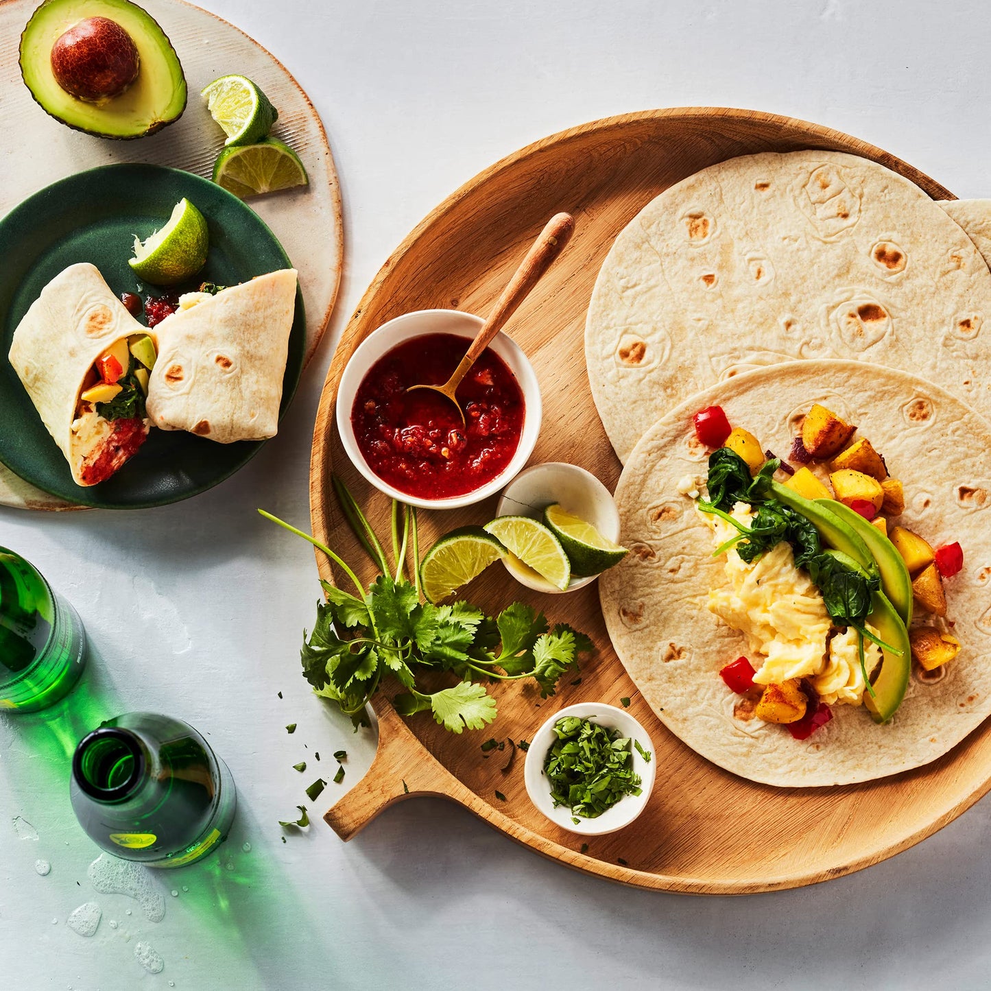 Hero Flour Tortilla - Delicious Tortilla Wraps | Soft Net Low Carb Tortillas | High Fiber, 1g Net Carbs & 80 Calories Per Serving (24 Tortillas, 4 Packs of 6)