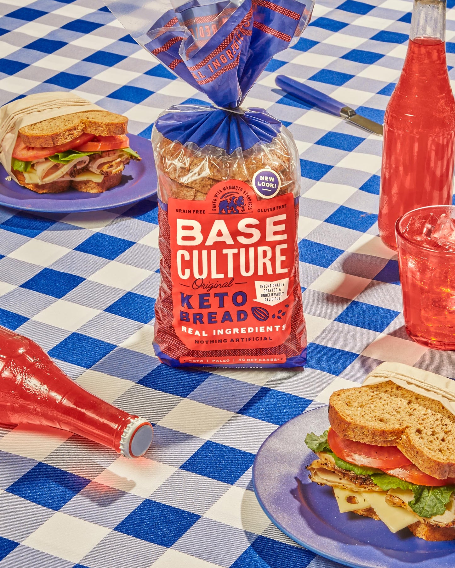 Base Culture Keto Bread | Original, 100% Paleo, Gluten Free, Grain Free, Non-GMO, Dairy Free, Soy Free and Kosher | 16oz Loaf