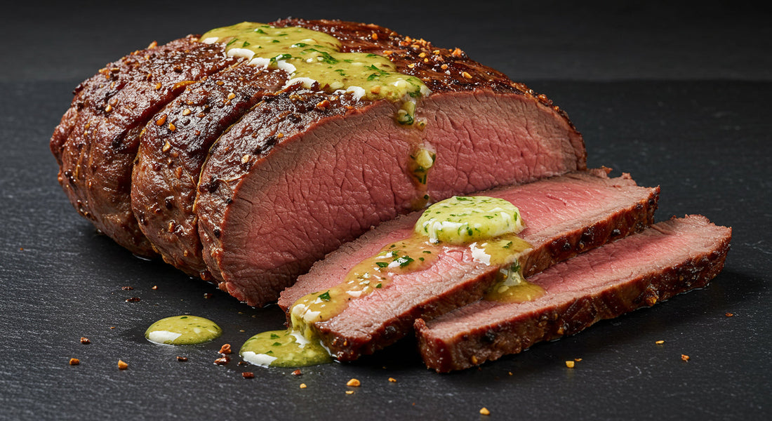 Juicy Tri-Tip Roast with Garlic Butter Sauce