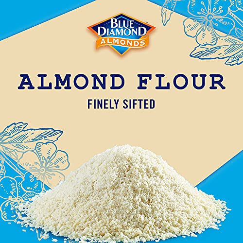 Blue Diamond Almonds Almond Flour, Gluten Free, Blanched, Finely Sifted, 48 oz