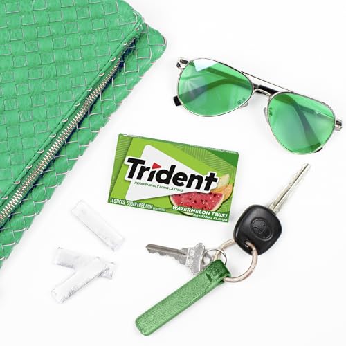 Trident Sugar Free Gum, Watermelon Twist Flavor, 3 Packs (42 Pieces Total)