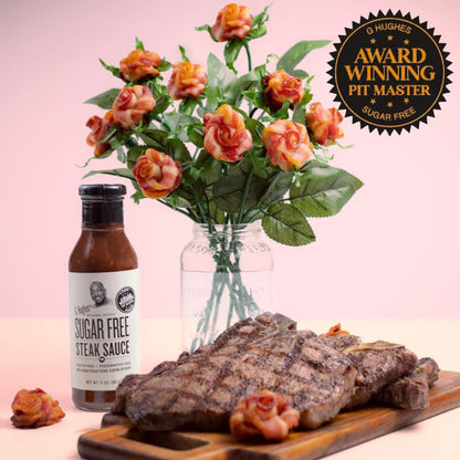 G Hughes Sugar Free, Steak Sauce - Gluten Free Steak Sauces, Sugar Free Steak Sauce, Sugar Free BBQ Sauces, Gluten Free BBQ Sauces, No Preservatives - 13 Oz (3-Pack)