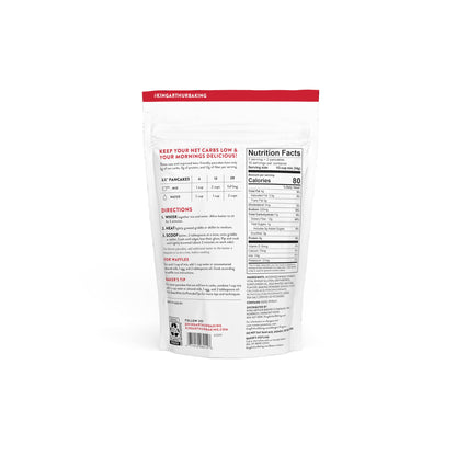 King Arthur Keto Wheat Pancake Mix: Low Carb, High Protein Breakfast Solution - Just Add Water for Fluffy Pancakes or Waffles - Non-GMO, Kosher Certified, 12 oz Pouch