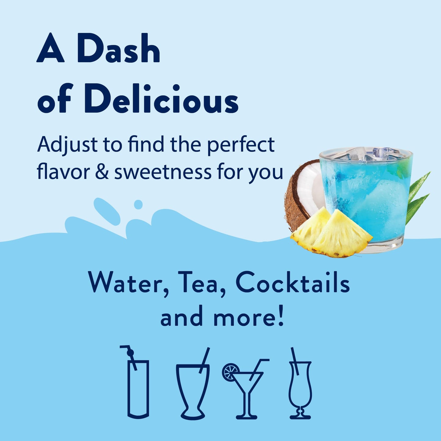 Jordan's Skinny Mixes Sugar Free Syrup, Mermaid Flavor, Fruit Flavored Water Enhancer, Drink Mix for Ice Tea, Lemonade & More, Zero Calorie Flavoring, Keto Friendly, 25.4 Fl Oz, 1 Pack
