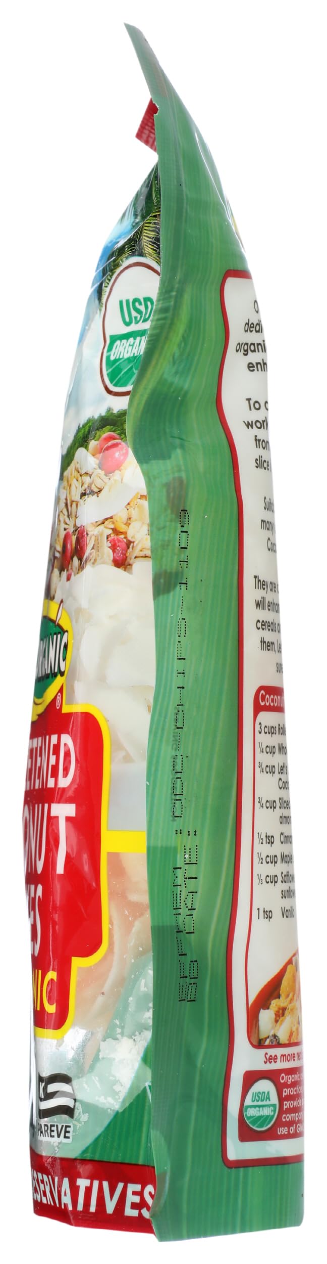 Let's Do Organic Unsweetened Coconut Flakes, 7 oz