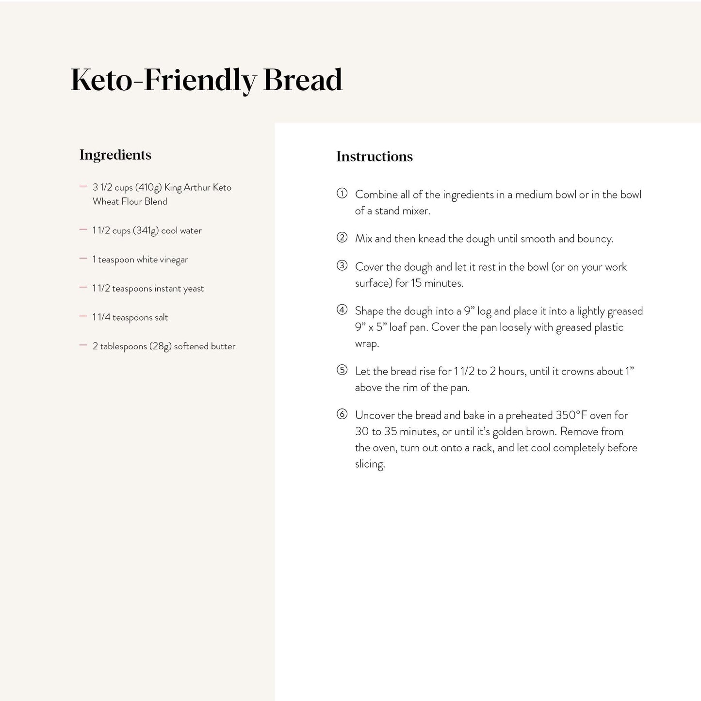 King Arthur Keto Wheat Flour Blend: Low-Carb Baking Solution for Bread & More - Non-GMO, 1:1 All-Purpose Flour Substitute - 16 oz Resealable Bag - Perfect for Keto Diet & Reduced Carb Intake