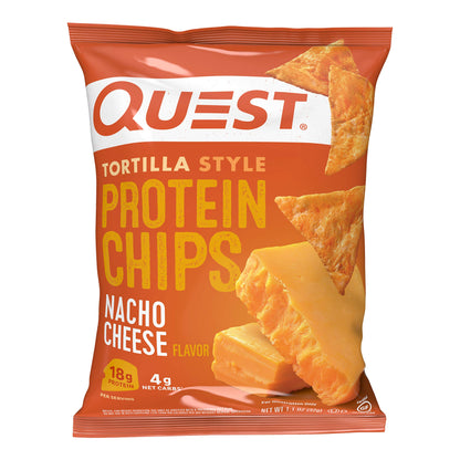 Quest Nutrition Tortilla Style Protein Chips Variety Pack, Chili Lime, Nacho Cheese, Loaded Taco, Low Carb, High Protein, Gluten Free, 1.1 oz (Pack of 12)
