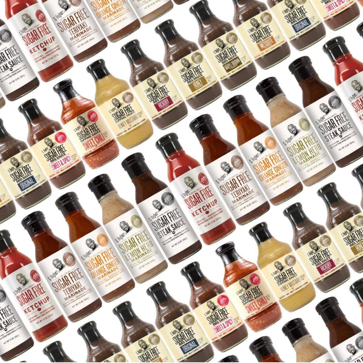 G Hughes Sugar Free Burger Secret Sauce - Sugar Free Burger Sauce, Special Sauce for Burgers, Gluten Free Hamburger Sauce, Sugar Free Dipping Sauces - 16 Oz (3-Pack)
