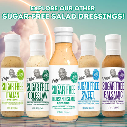 G Hughes Sugar Free Thousand Island Dressing - Thousand Island Salad Dressings, Low Carb Thousand Island, Gluten Free Salad Dressings - 12 Oz. (3-Pack)