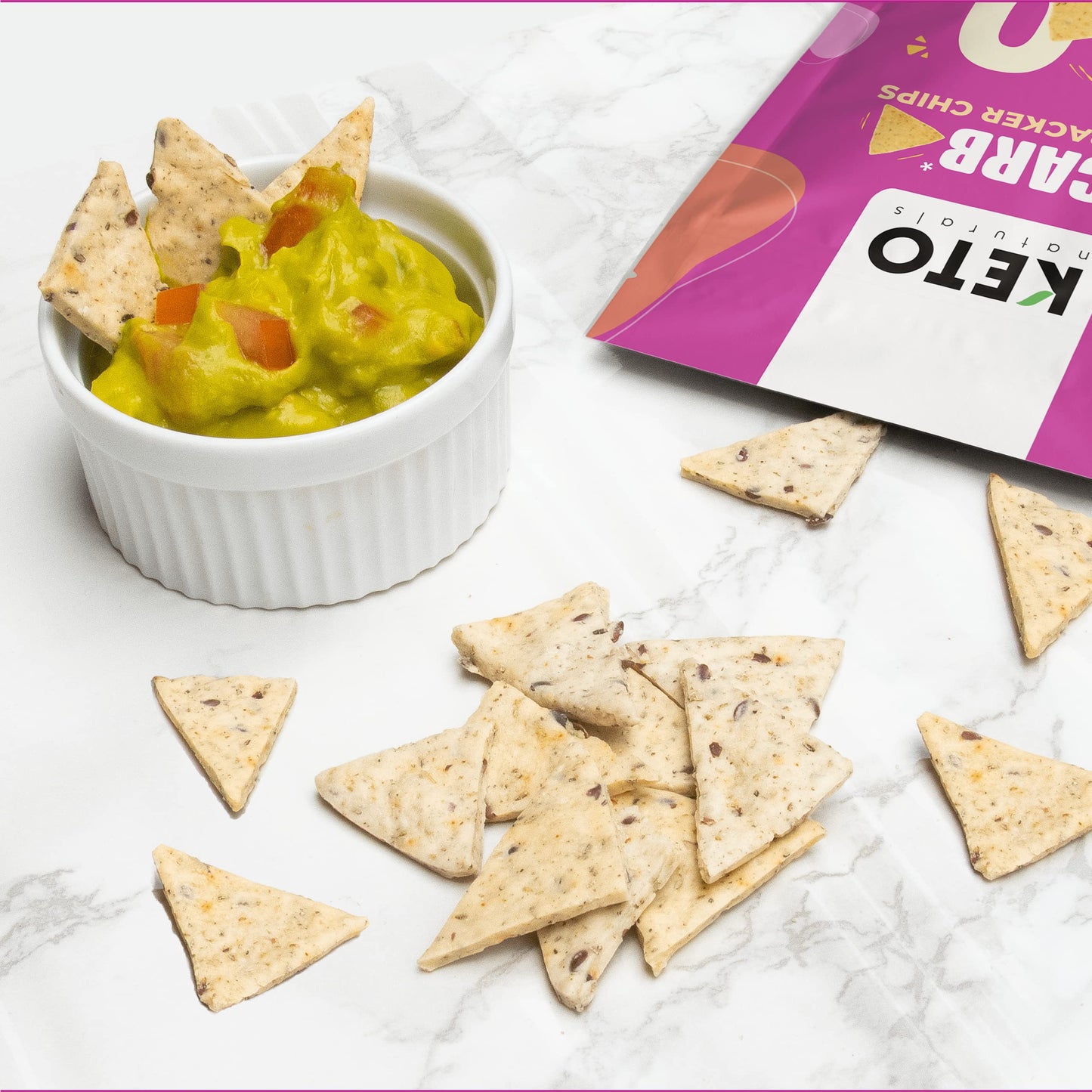 Keto crackers zero/low carb no sugar (Sea Salt) delicious crackers gluten free healthy for adults and kids (3 Packs) snack Keto friendly snack from Keto Naturals